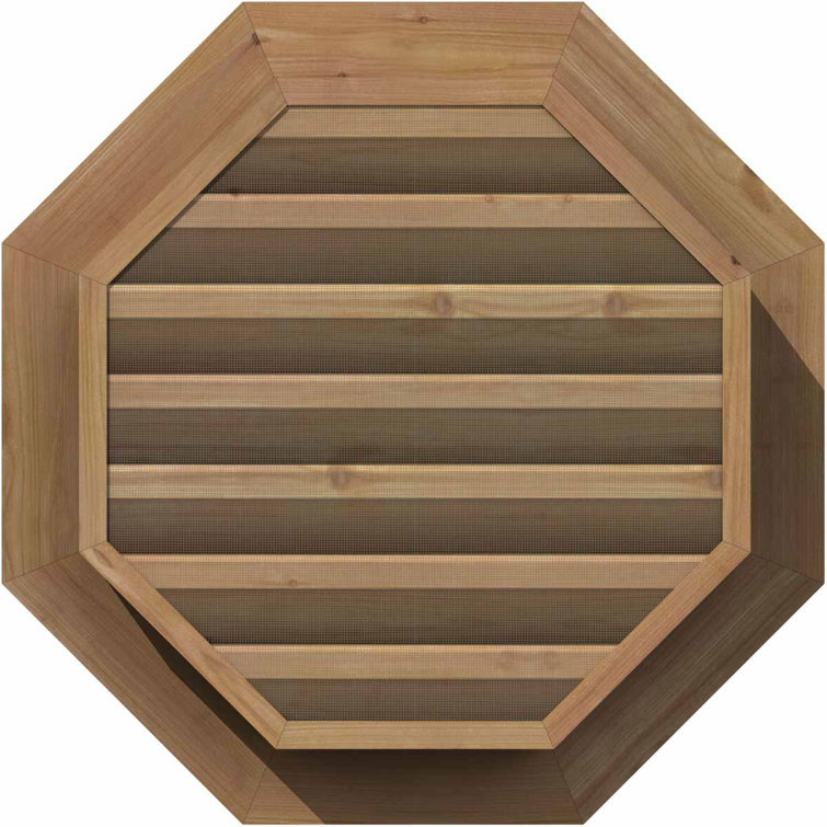 PCI Enterprises Ekena Millwork Wood Outdoor Louver / Gable Vent Wayfair